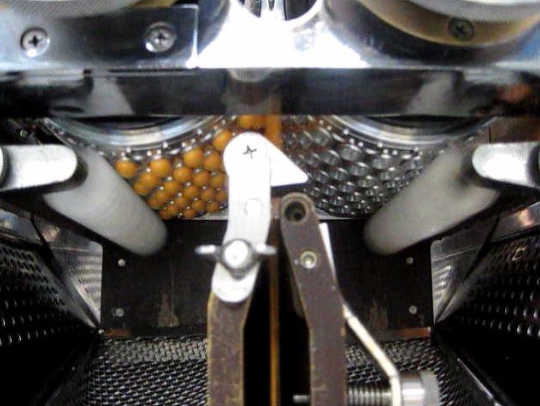 カプセル抽出部分